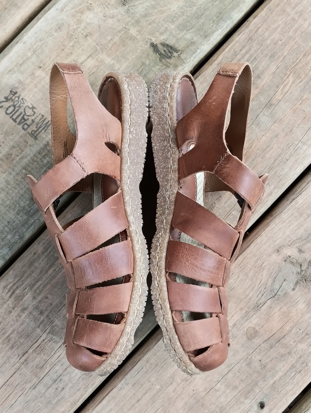 Born Fisherman Closed-toe Sandals 8 - Picture 8 of 12